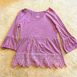 Sonoma belle sleeve lace top
